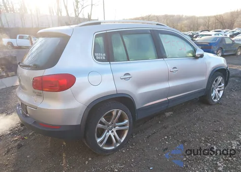 2013 Volkswagen Tiguan Sel from USA, damaged, VIN WVGBV3AX0DW619462